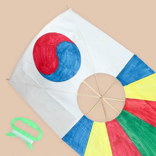 [대원피앤피] 전통 방패연 만들기(30x45cm/민속놀이/태극문양)