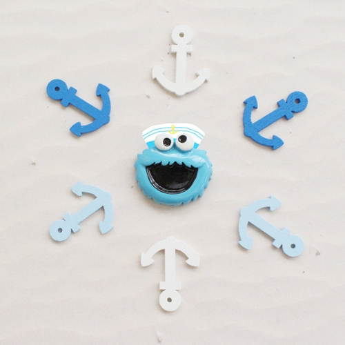 블루톤닻나무비즈50p