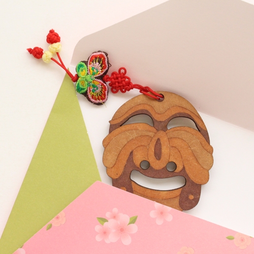 <우리나라 전통의상> 하회탈 매듭고리5set