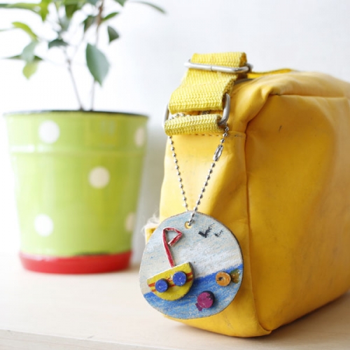 원목 교통기관 고리(1개)