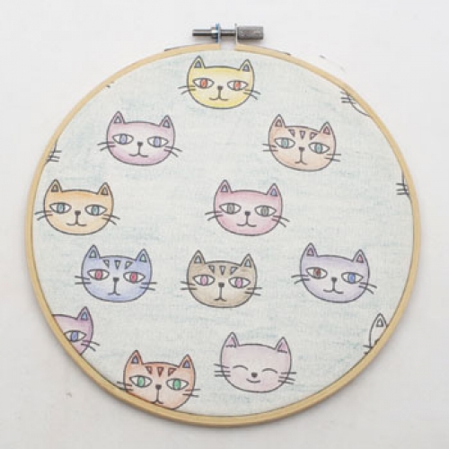 패브릭 컬러링 액자(1개)