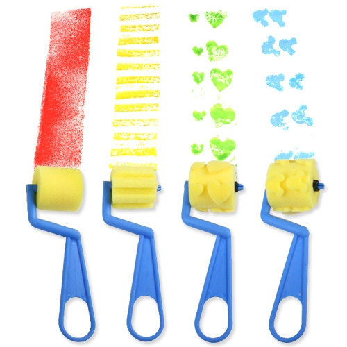 스펀지 모양롤러 4종세트