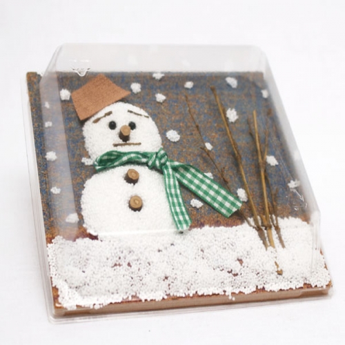 눈사람 만들기 액자