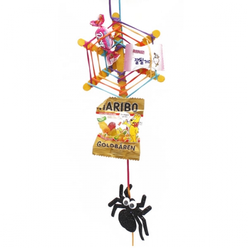 색실 거미줄과 거미