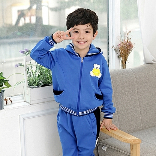 [미래아이] 스카이블루 동복 활동복(영유아)  상하세트