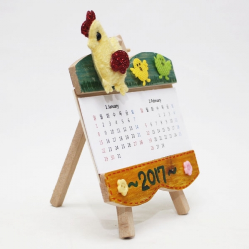 닭 이젤 달력