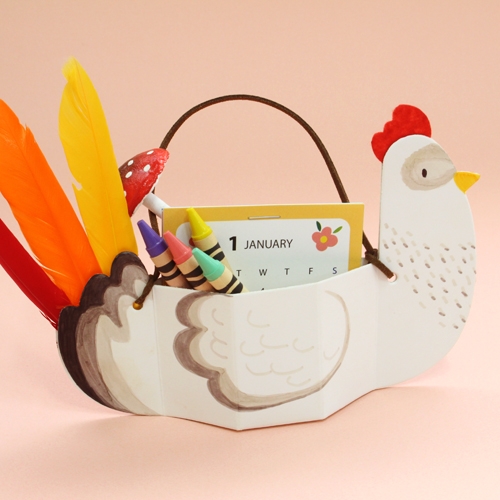 꼬꼬닭 바구니 5set