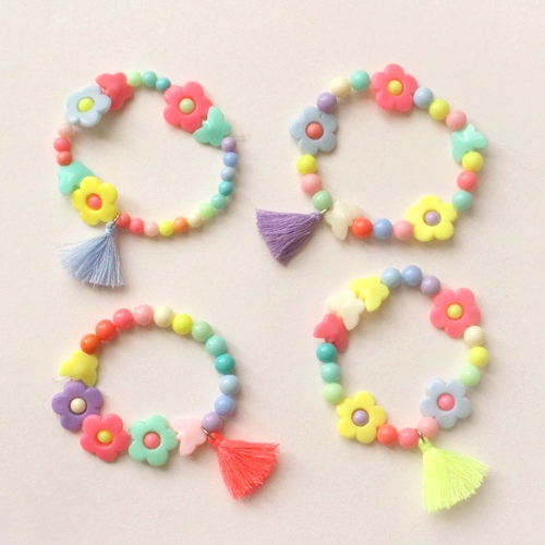 플라워 파스텔 팔찌10set