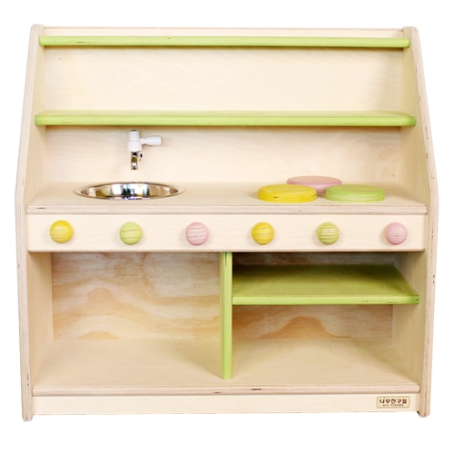 친환경 원목 무광 선반 주방놀이 (중)