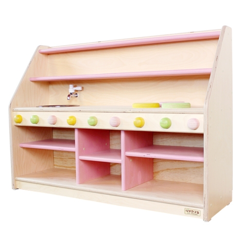 친환경 원목 무광 선반 주방놀이(大)