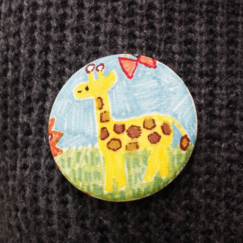 동물 패브릭 뱃지(1개)