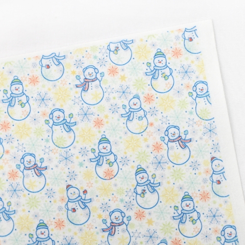 무늬펠트지 화이트눈사람[8002]