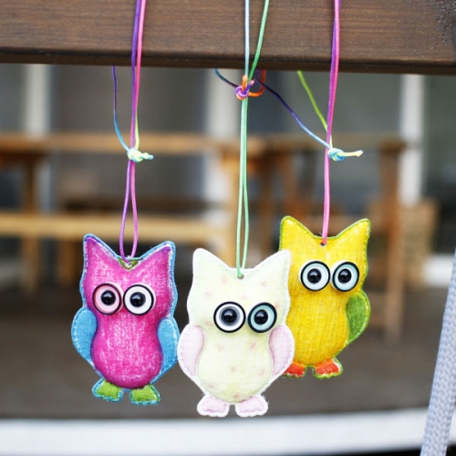 부엉이 그리기 목걸이(1개)