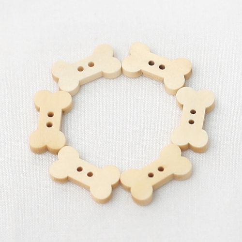 뼈다귀 나무단추(8개)