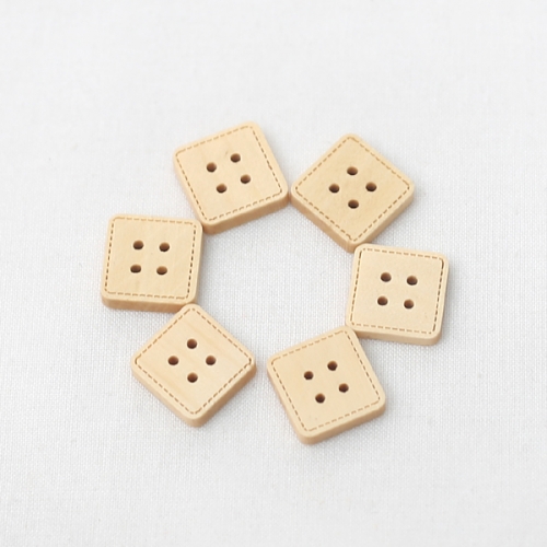 사각 쿠키나무단추(8개)