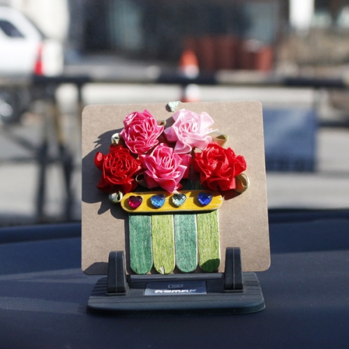 카네이션 액자 카드