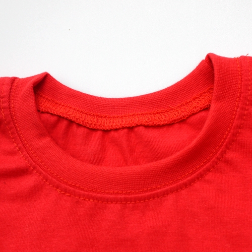 [꼬마숲 전용 상품] 유아용 하복 반팔티(상의)-빨강