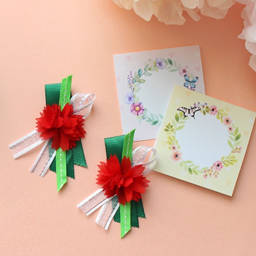 미니 카네이션 브로치 5set(10개입)