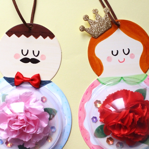 카네이션 품은 엄마아빠5set (10개입)/어버이날