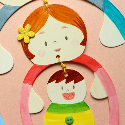 가족 마트로시카 모빌 5set