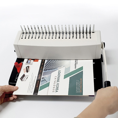 로드메일코리아 플라스틱링제본기 BM-2188N +표지100매+링100개 증정/최대천공12매