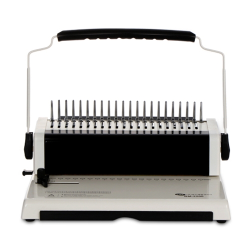 로드메일코리아 플라스틱링제본기 BM-2200 +표지100매+링100개 증정/최대천공18매