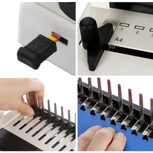 로드메일코리아 플라스틱링제본기 BM-2200 +표지100매+링100개 증정/최대천공18매