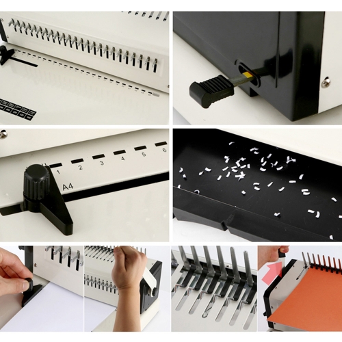 로드메일코리아 플라스틱링제본기 BM-2300 +표지100매+링100개 증정/최대천공22매