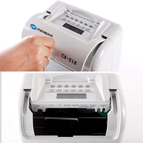 로드메일코리아 출퇴근기록기 CA-518 아날로그 블랙+카드함+출퇴근카드 100매