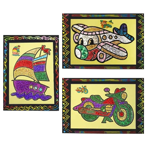 모자이크 교통수단 가랜드(1인용)