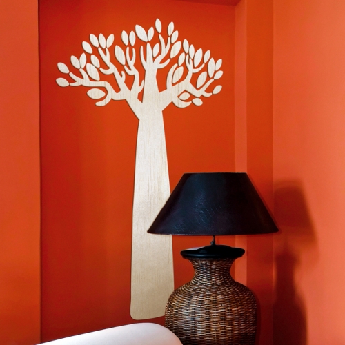 [우드스티커] 바오밥이야기 (반제품) / 반제품(우드)+밀크브라운(시트)