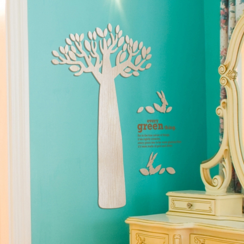 [우드스티커] 바오밥이야기 (반제품) / 반제품(우드)+밀크브라운(시트)