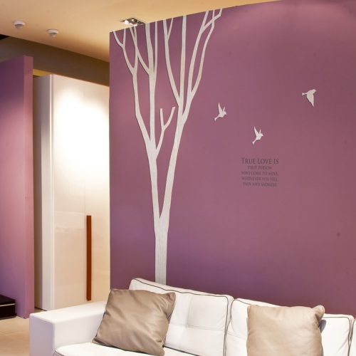 [우드스티커] 나무이야기 (반제품) / 반제품(우드)+그레이(시트)