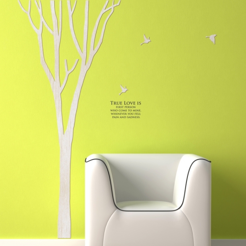 [우드스티커] 나무이야기 (반제품) / 반제품(우드)+그레이(시트)