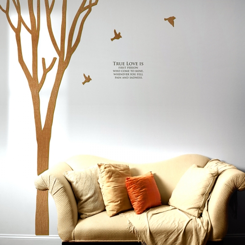 [우드스티커] 나무이야기 (컬러완제품)