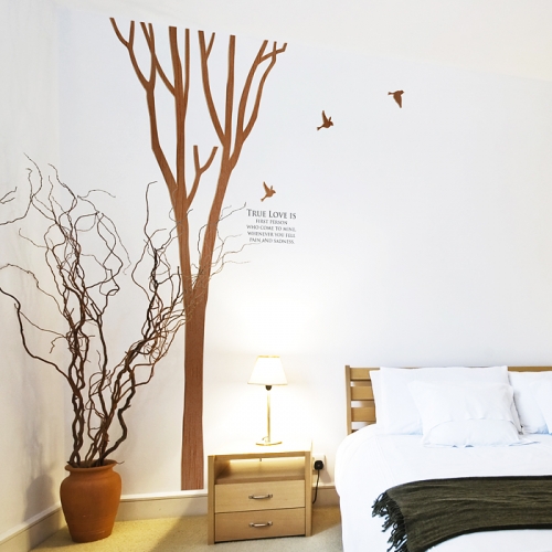 [우드스티커] 나무이야기 (컬러완제품)