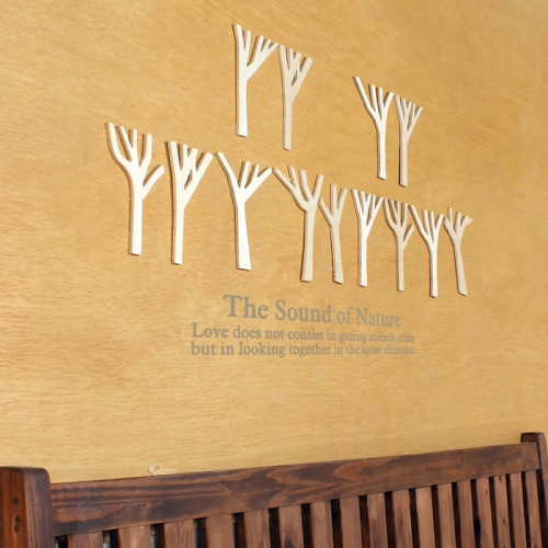 [우드스티커] 우든포레스트 (반제품) / 반제품(우드)+라이트그레이(시트)