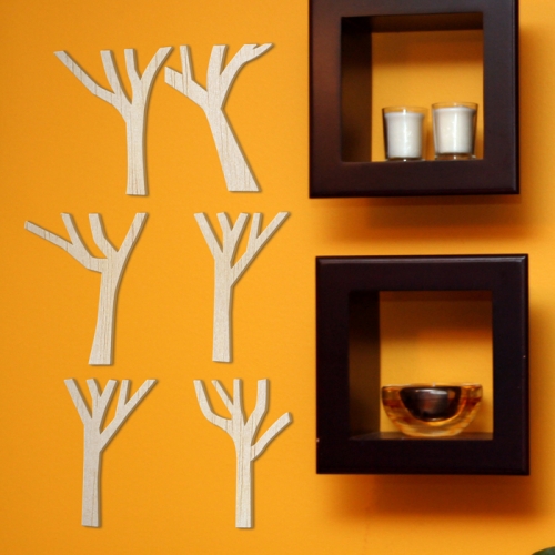 [우드스티커] 우든포레스트 (반제품) / 반제품(우드)+라이트그레이(시트)