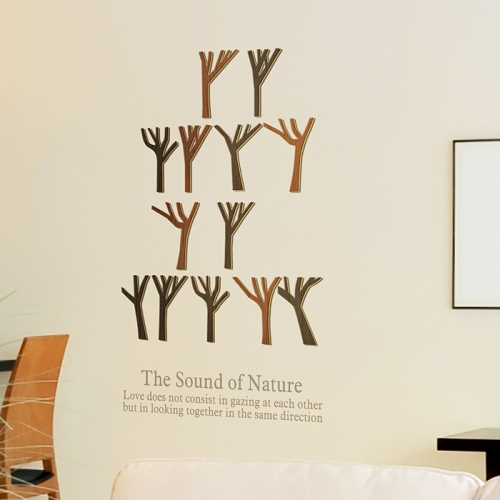 [우드스티커] 우든포레스트 (컬러완제품)