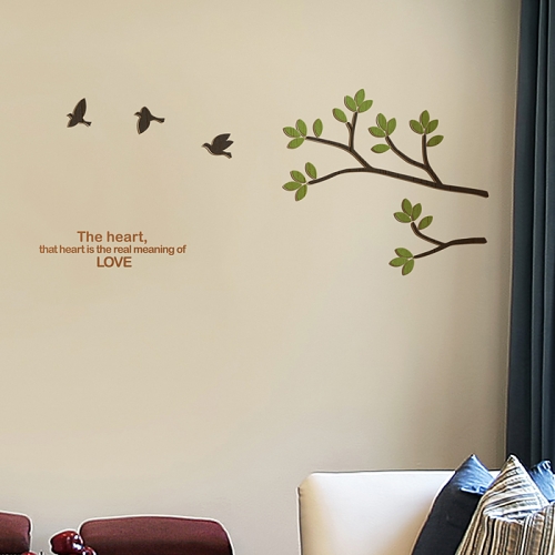 [우드스티커] 버드하모니 (컬러완제품)