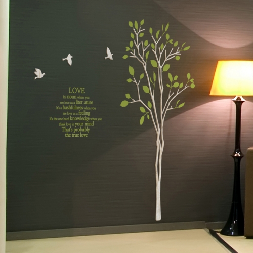 [우드스티커] 나무이야기 (반제품) / 반제품(우드)+그레이(시트)