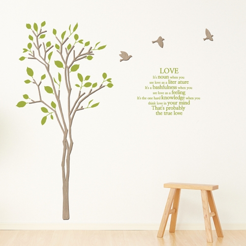 [우드스티커] 그린스토리 (컬러완제품)