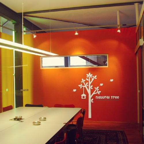 [우드스티커] 모닝트리 (반제품) / 반제품(우드)+밀크브라운(시트)