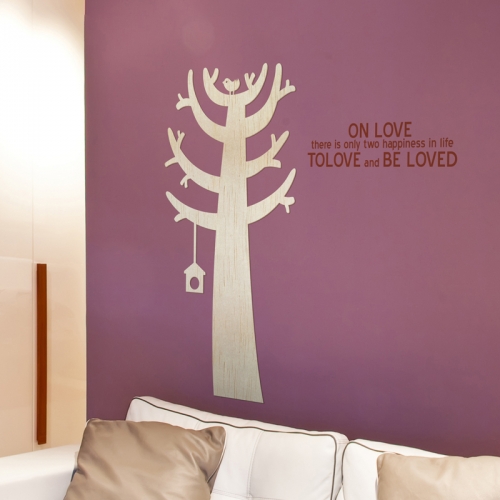 [우드스티커] 동화나무 (반제품) / 반제품(우드)+초코렛(시트)