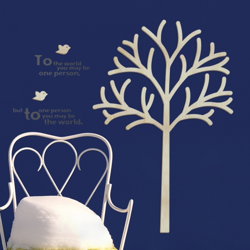 [우드스티커] 더가든 (반제품) / 반제품(우드)+그레이(시트)