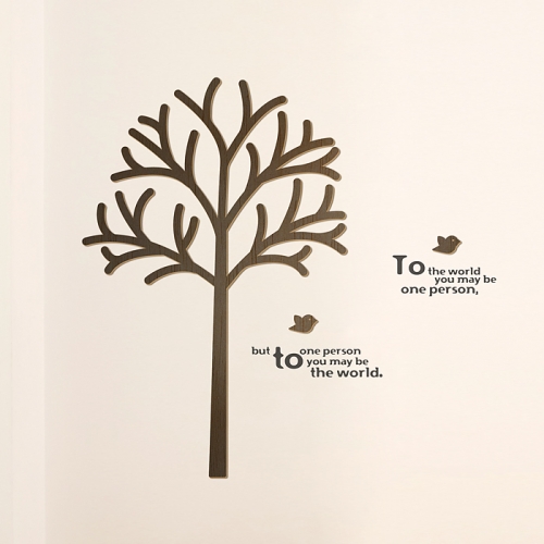 [우드스티커] 더가든 (컬러완제품)