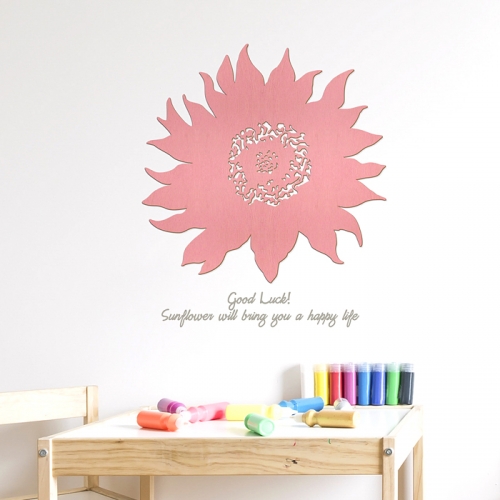 [우드스티커] 우든해바라기 (컬러완제품)