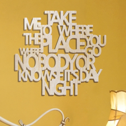 [우드스티커] 테이크미 (반제품) / 반제품(우드)