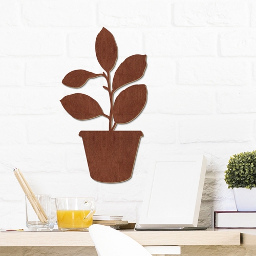 [우드스티커] 우든화분 (컬러완제품)