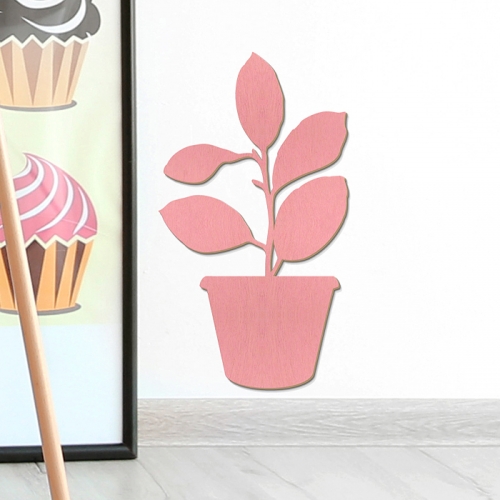 [우드스티커] 우든화분 (컬러완제품)